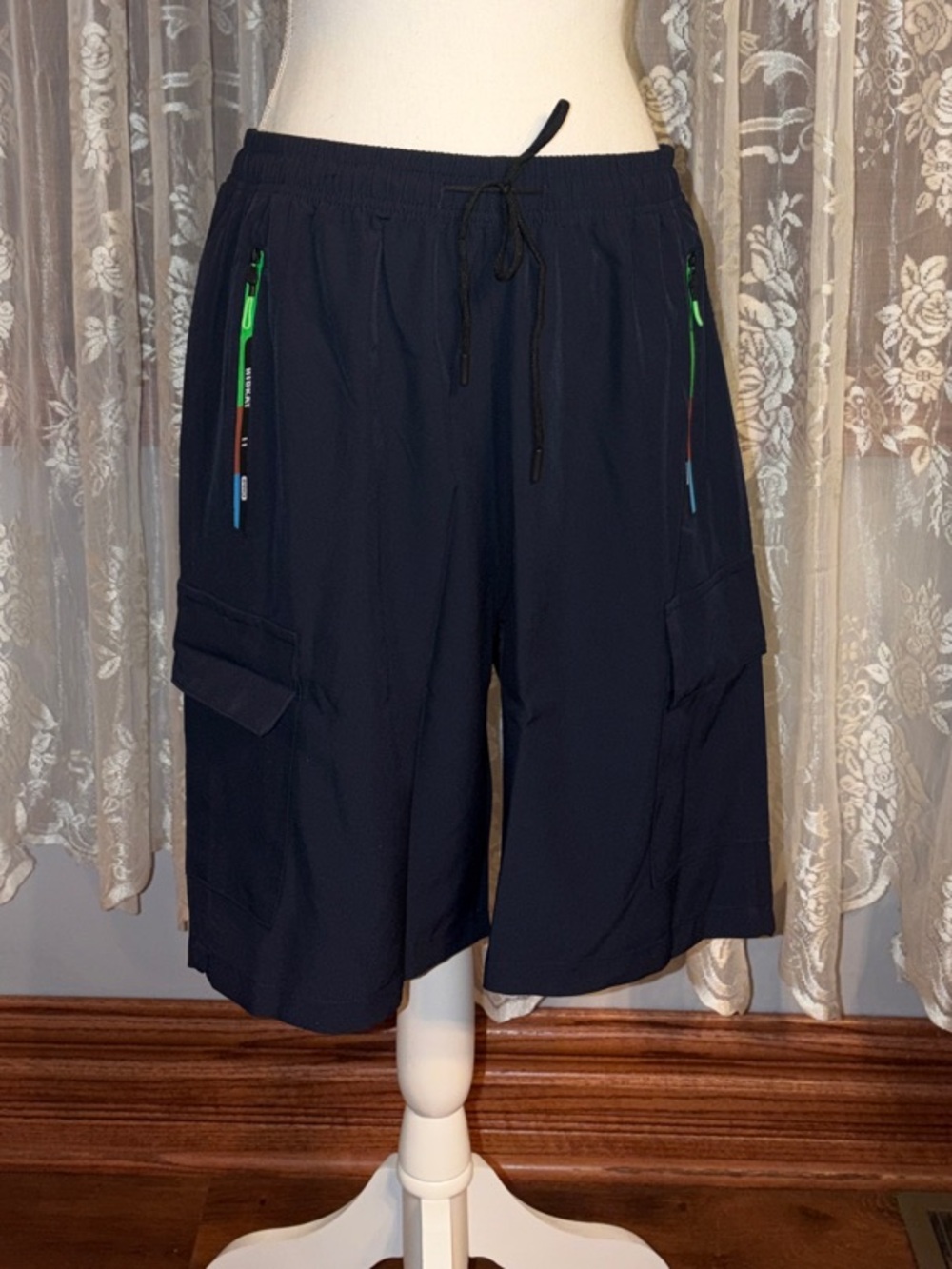Women's Drawstring Cargo Shorts